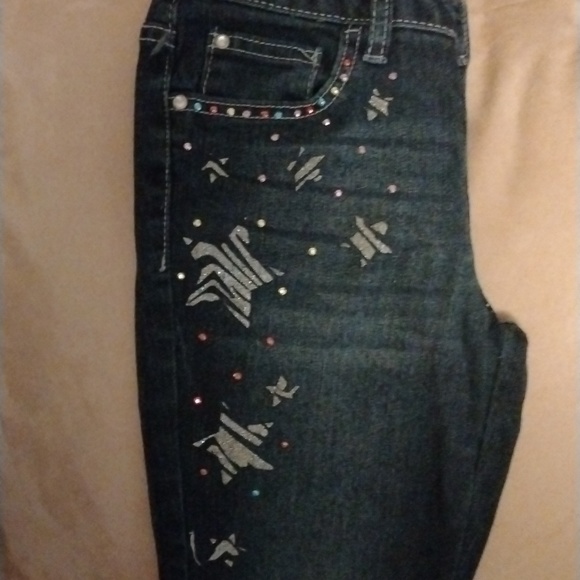 💙EC PIPER BLUE DENIM SKINNY JEANS💙 - Picture 3 of 7